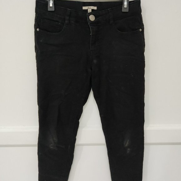 DEFECT Bass Women's Soft Stretch Skinny Leg Jeans Black Size 8 $60 4A016 - Picture 1 of 5